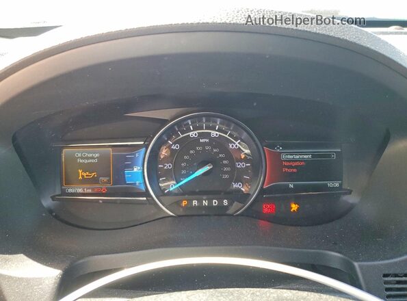 1FM5K8FH3KGA73767 2019 FORD EXPLORER Burgundy Սարքավորումների վահանակի տեսք