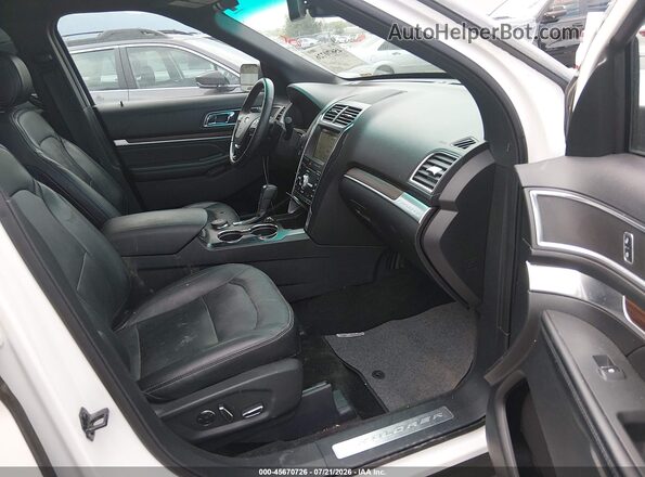 1FM5K8FH4HGA60051 2017 FORD EXPLORER Белый Вид салона спереди