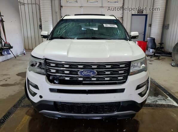 1FM5K8FH4HGB43009 2017 FORD EXPLORER White წინა ხედი