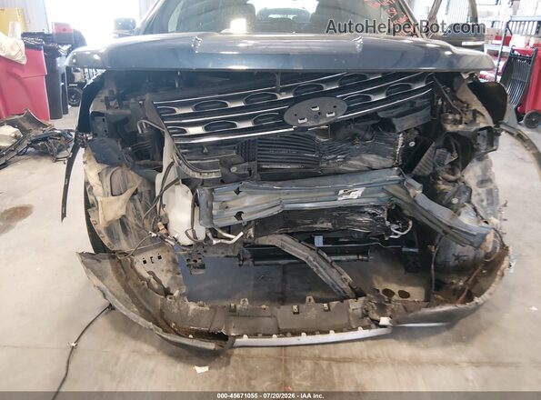 1FM5K8FH5GGC66297 2016 FORD EXPLORER Синий Вид спереди