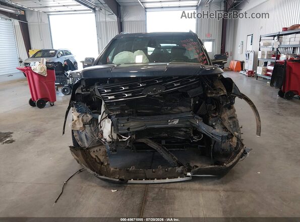 1FM5K8FH5GGC66297 2016 FORD EXPLORER Синий Вид задней части салона