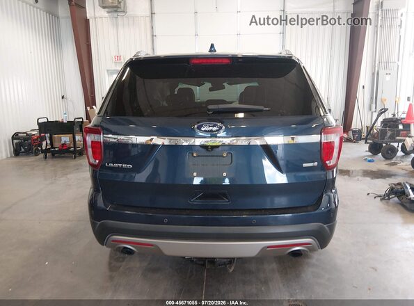 1FM5K8FH5GGC66297 2016 FORD EXPLORER Синий 