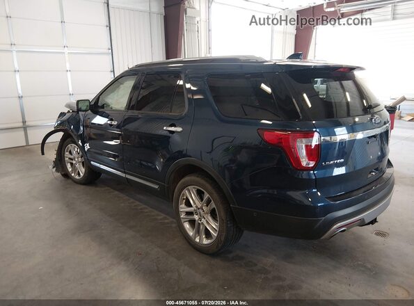 1FM5K8FH5GGC66297 2016 FORD EXPLORER Синий 