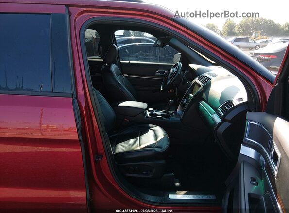 1FM5K8FH6KGA83936 2019 FORD EXPLORER Red Սալոնի դիմացի տեսք