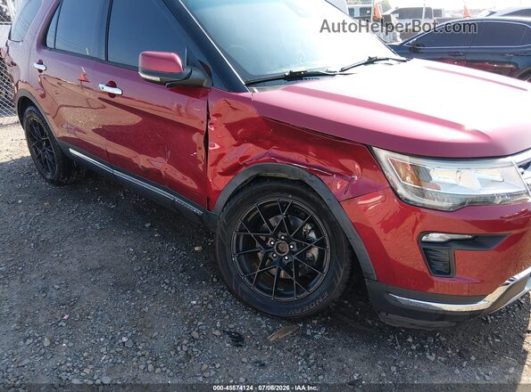 1FM5K8FH6KGA83936 2019 FORD EXPLORER Red Դիմացի տեսք