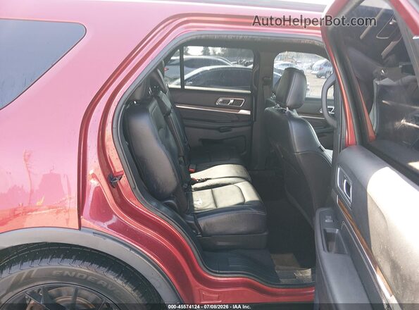 1FM5K8FH6KGA83936 2019 FORD EXPLORER Red VIN կոդի պիտակի տեսք