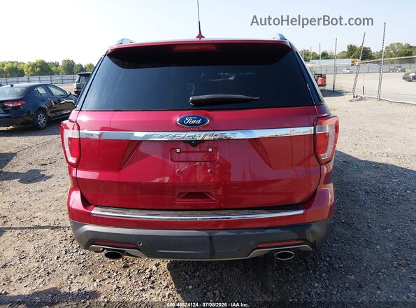 1FM5K8FH6KGA83936 2019 FORD EXPLORER Red 