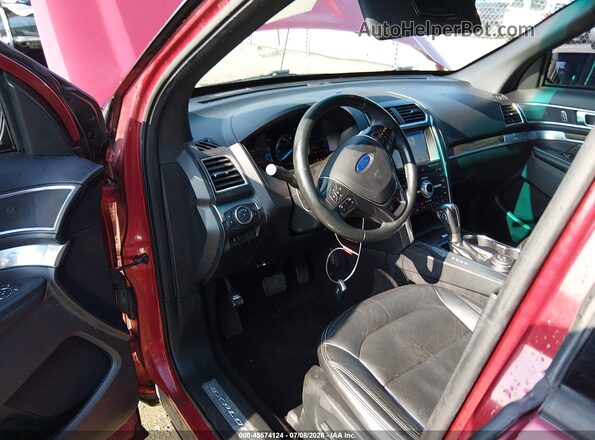 1FM5K8FH6KGA83936 2019 FORD EXPLORER Red 