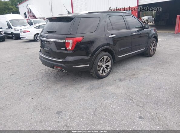 1FM5K8FH7JGA60096 2018 FORD EXPLORER Black Հետևի աջ