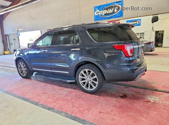 1FM5K8FH8HGD16417 2017 FORD EXPLORER Charcoal Հետևի ձախ