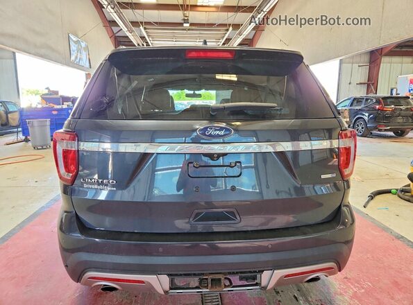 1FM5K8FH8HGD16417 2017 FORD EXPLORER Charcoal Հետևի տեսք