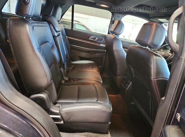 1FM5K8FH8HGD16417 2017 FORD EXPLORER Charcoal Սալոնի հետևի տեսք