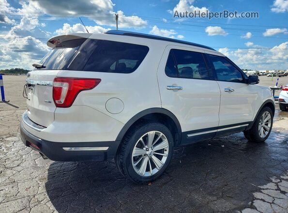 1FM5K8FH9JGC96636 2018 FORD EXPLORER White Задня права чверть