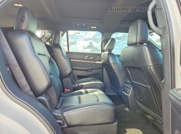 1FM5K8FH9JGC96636 2018 FORD EXPLORER White Вид задньої частини салону