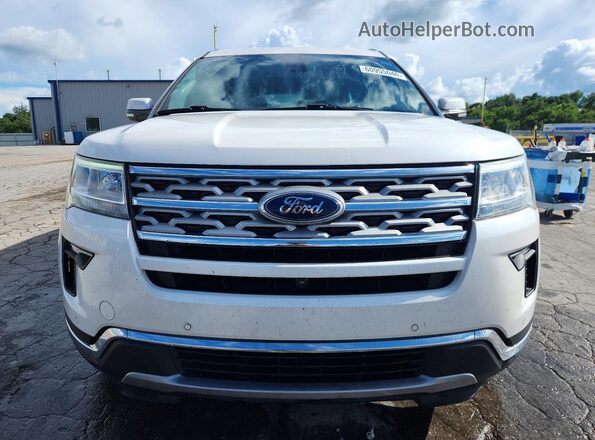 1FM5K8FH9JGC96636 2018 FORD EXPLORER White Вид спереду
