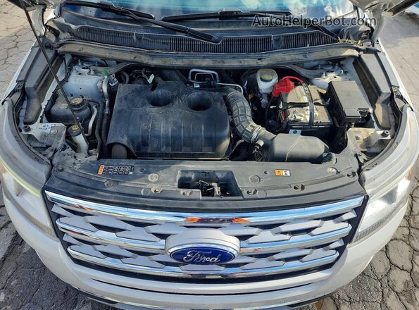 1FM5K8FH9JGC96636 2018 FORD EXPLORER White Вид підкапотного простору