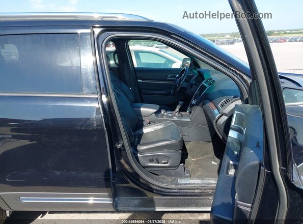 1FM5K8FHXGGC12414 2016 FORD EXPLORER Black Widok wnętrza z przodu