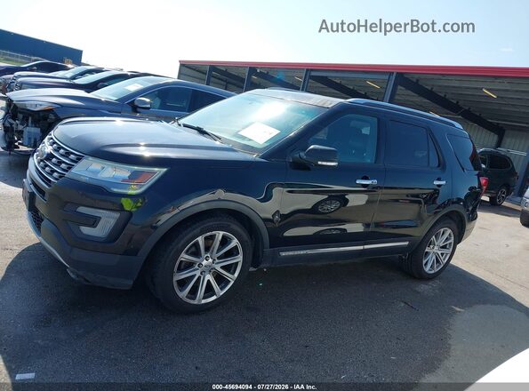 1FM5K8FHXGGC12414 2016 FORD EXPLORER Black Widok wnętrza 360 stopni