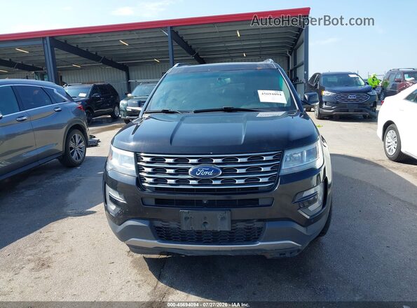 1FM5K8FHXGGC12414 2016 FORD EXPLORER Black Widok zestawu wskaźników