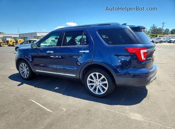 1FM5K8FHXGGD14599 2016 FORD EXPLORER Blue Հետևի ձախ