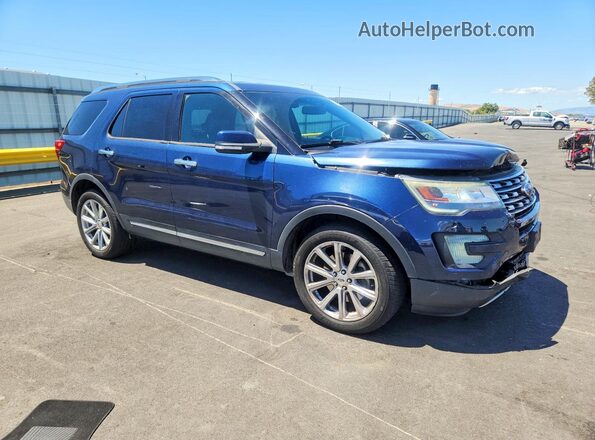 1FM5K8FHXGGD14599 2016 FORD EXPLORER Blue Առջևի աջ