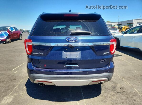 1FM5K8FHXGGD14599 2016 FORD EXPLORER Blue Հետևի տեսք