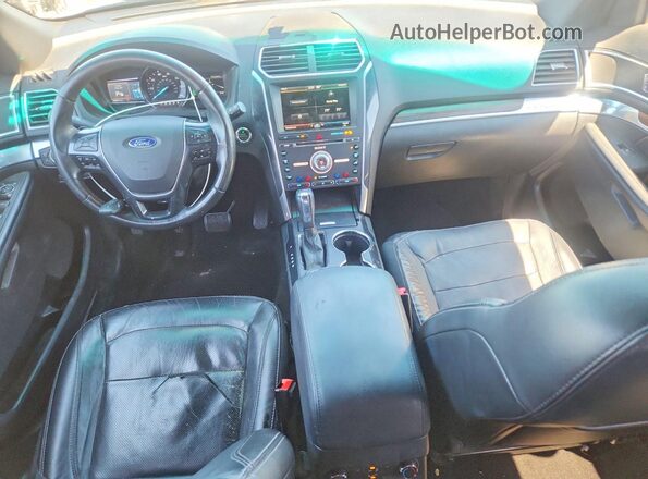 1FM5K8FHXGGD14599 2016 FORD EXPLORER Blue Առջևի վահանակի տեսք
