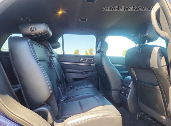 1FM5K8FHXGGD14599 2016 FORD EXPLORER Blue Հետևի նստատեղերի տեսք
