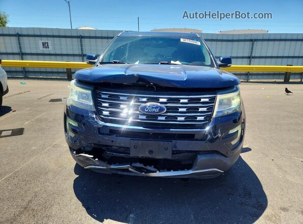 1FM5K8FHXGGD14599 2016 FORD EXPLORER Blue Դիմացի տեսք