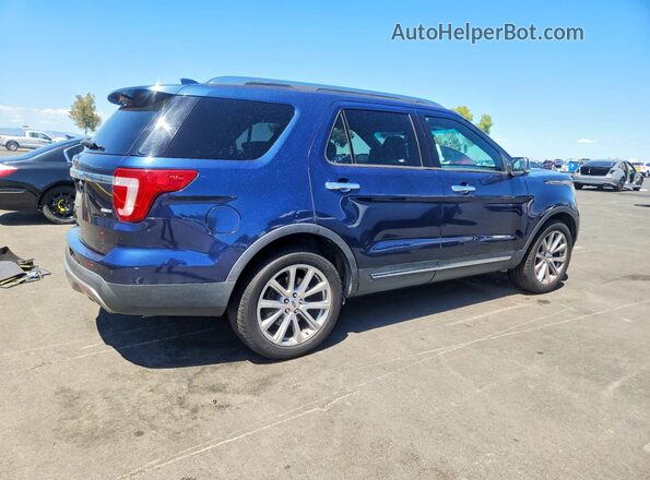 1FM5K8FHXGGD14599 2016 FORD EXPLORER Blue Հետևի աջ