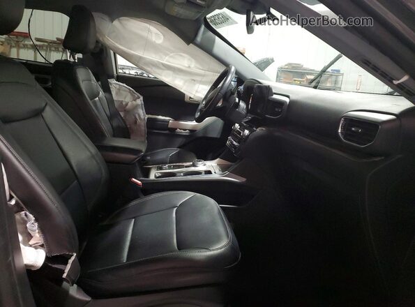 1FM5K8FW5MNA12286 2021 FORD EXPLORER Gray წინა სალონის ხედი