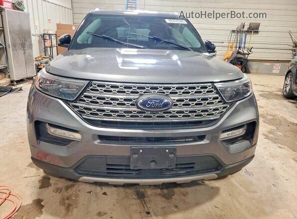 1FM5K8FW5MNA12286 2021 FORD EXPLORER Gray წინა ხედი