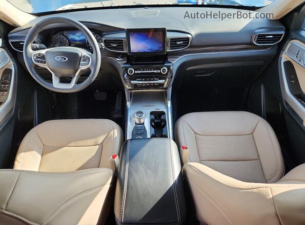 1FM5K8FW6PNA04363 2023 FORD EXPLORER Silver Առջևի վահանակի տեսք
