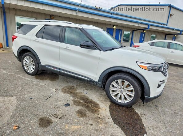 1FM5K8FW8MNA10368 2021 FORD EXPLORER White Przód prawy
