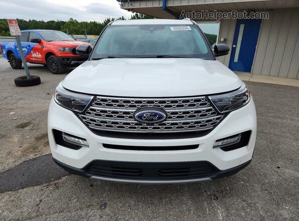 1FM5K8FW8MNA10368 2021 FORD EXPLORER White Widok z przodu