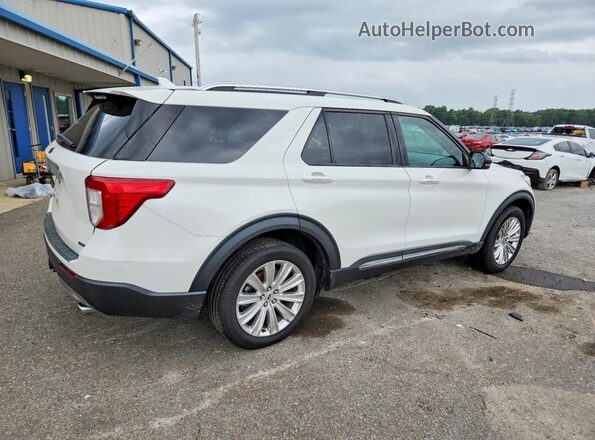 1FM5K8FW8MNA10368 2021 FORD EXPLORER White Tył prawy