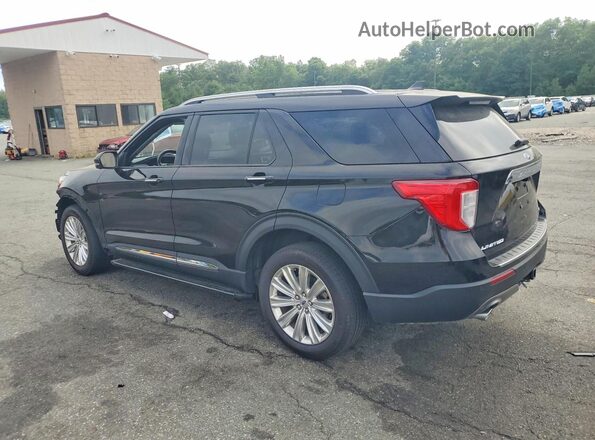 1FM5K8FW9MNA03882 2021 FORD EXPLORER Black უკანა მარცხენა