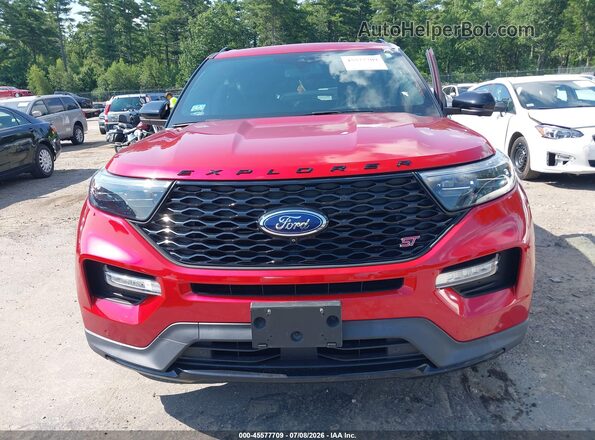 1FM5K8GC0LGB17583 2020 FORD EXPLORER Red Widok zestawu wskaźników