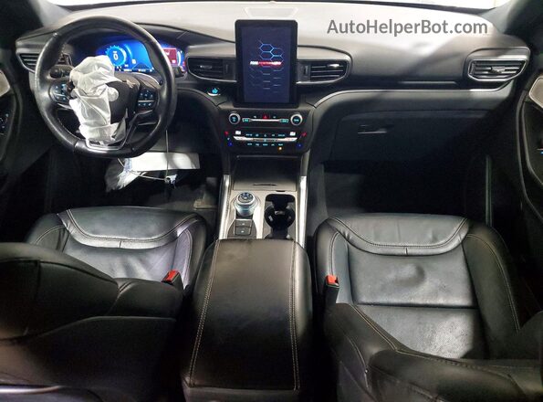 1FM5K8GC0LGD11269 2020 FORD EXPLORER Silver Առջևի վահանակի տեսք