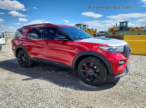 1FM5K8GC0MGA16061 2021 FORD EXPLORER Red Передня права чверть