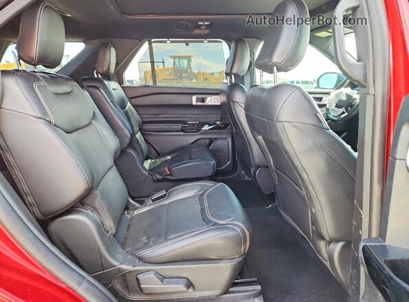 1FM5K8GC0MGA16061 2021 FORD EXPLORER Red Вид задньої частини салону