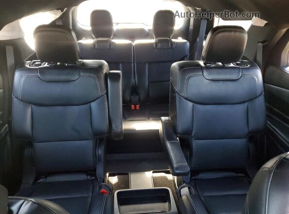 1FM5K8GC0MGA21180 2021 FORD EXPLORER Black უკანა სავარძლების ხედი