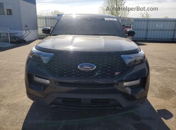 1FM5K8GC0MGA21180 2021 FORD EXPLORER Black წინა ხედი