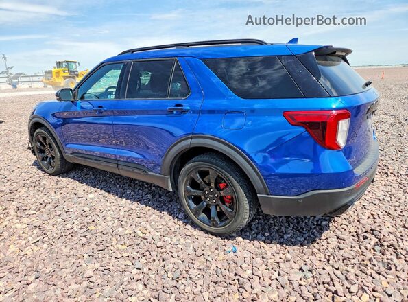 1FM5K8GC1LGA67194 2020 FORD EXPLORER Blue Задня ліва чверть