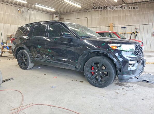 1FM5K8GC2LGA77507 2020 FORD EXPLORER Black Front right