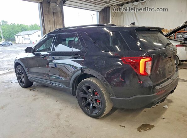 1FM5K8GC2LGA77507 2020 FORD EXPLORER Black Rear left