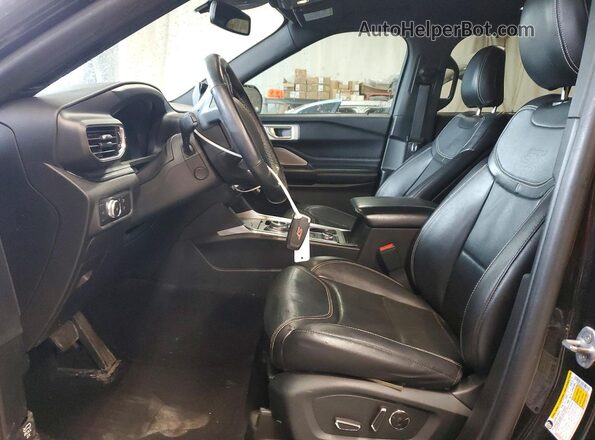 1FM5K8GC2LGA77507 2020 FORD EXPLORER Black Front interior view