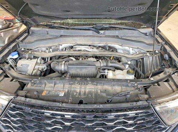 1FM5K8GC2LGA77507 2020 FORD EXPLORER Black Engine compartment view
