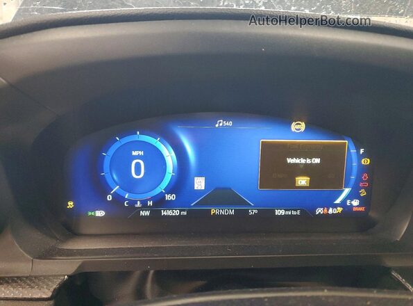 1FM5K8GC2LGA77507 2020 FORD EXPLORER Black Instrument cluster view