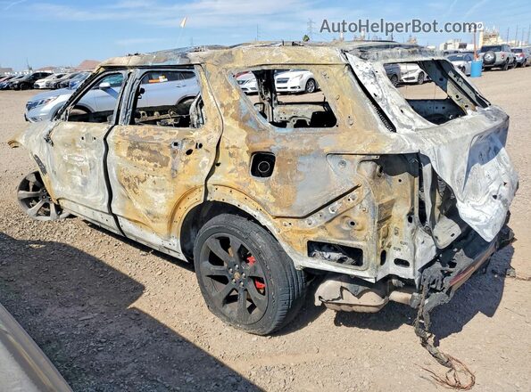 1FM5K8GC2MGB24164 2021 FORD EXPLORER Пожар Задняя левая четверть